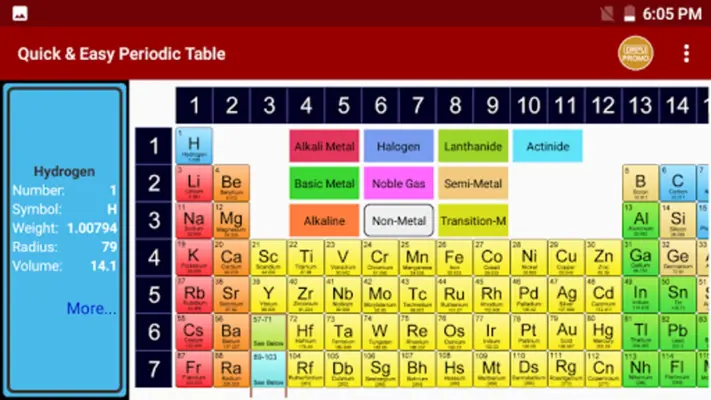 Easy Periodic Table android App screenshot 15